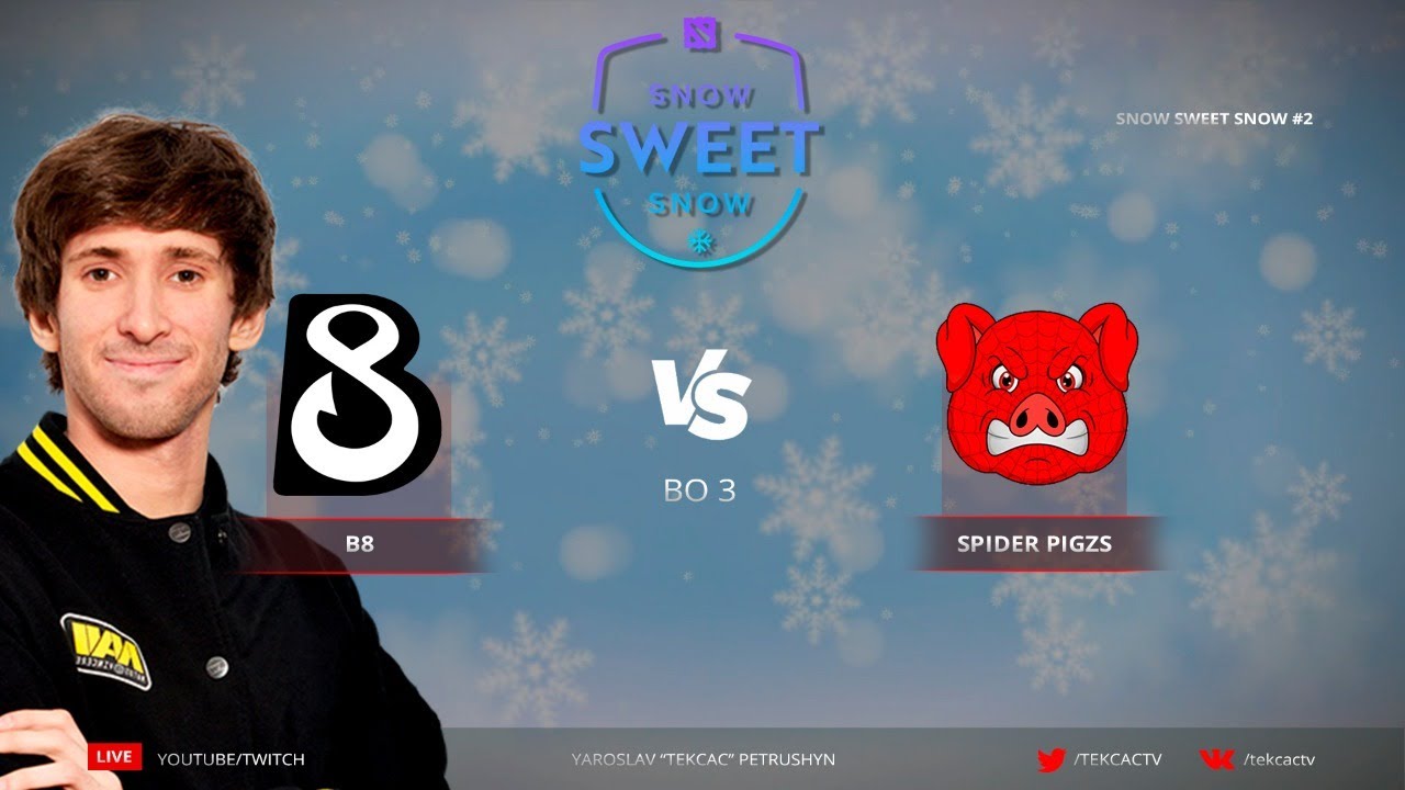 🔴[RU] B8 vs Spider pigzs | bo3 | Snow Sweet Snow #2