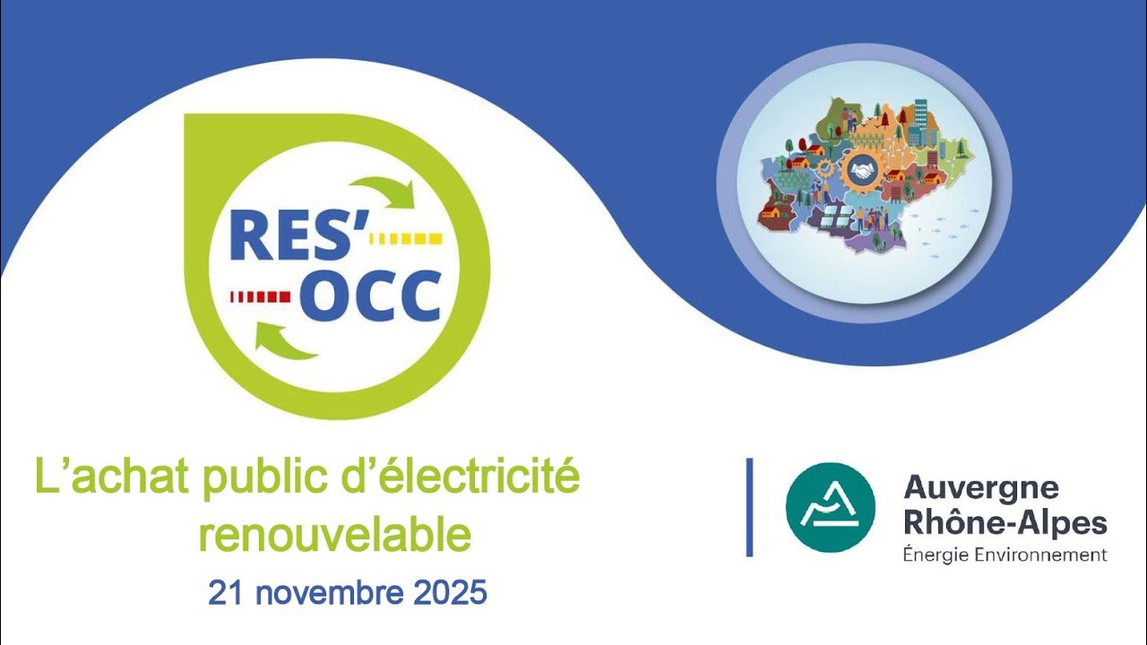 Webinaire commande publique et électricité renouvelable : les mécanismes d’achat direct conformes