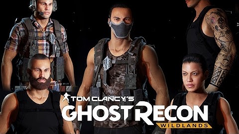 Ghost Recon Wildlands Beta - All Character Customization, Hairstyles,Tattoos, Clothes (Speed Look)