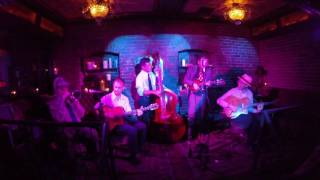 You Make Me Feel So Young - The Last Minute Quintet
The Last Minute Quintet plays You Make Me Feel So Young (1946, Josef Myrow & Mack Gordon) at Swingtronic at Pour Vous in Hollywood, CA on 2016.06.08.
Guitar - Brad Brose (Cat-as-trophe, Stochelo Rosenberg)
Guitar - Gage Hulsey (Hedgehog Swing, Gonzalo Bergara)
Vocals, Mandolin - Kale Stiles (Hedgehog Swing, Black Market Trust)
Cornet - Corey Gemme (Coreys Rolling Figs, Big Butter Jazz Band)
Bass - Conrad Cayman (Big Butter Jazz Band, JC Jazz Crew) You Make Me Feel So Young - The Last Minute Quintet