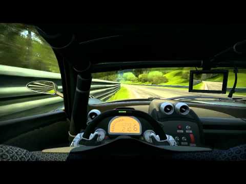 Need for Speed Shift 2 Pagani Huayra Nurburgring (car inside)