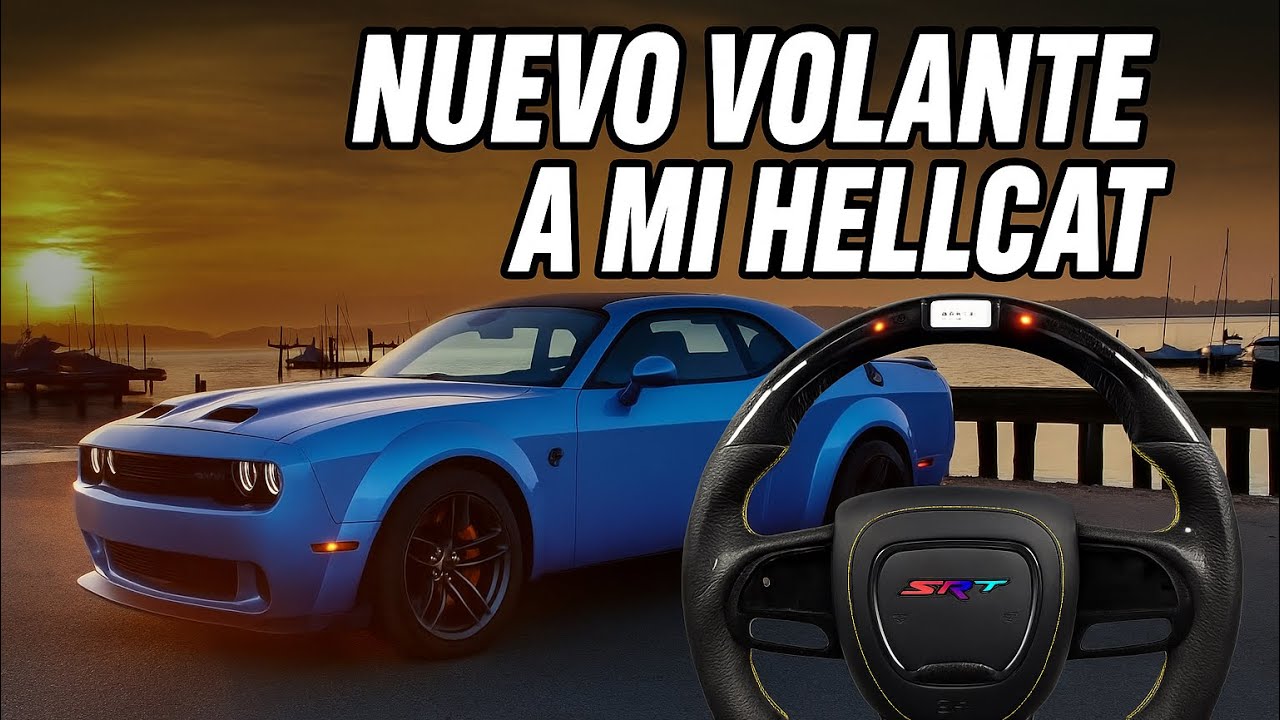 Instalando Un Volante Led A Mi Challenger Hellcat 😳