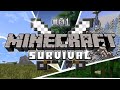 Zorlu Bir Dünyaya Adım Atıyoruz! | Minecraft Survival 1. Bölüm