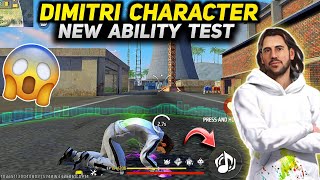Dimitri Character Ability | Free Fire Dimitri Character Ability Test & Gameplay