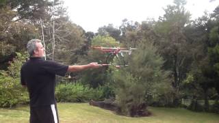 Quadcopter Apm 2.6 FIRST flight test loiter and gps hold