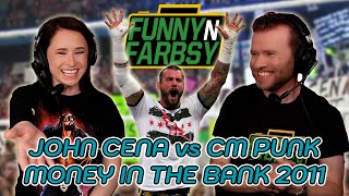 My Wife Watches CM Punk vs John Cena Money In The Bank 2011 For The First Time