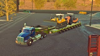 Construction Simulator 🚧 Runway Construction Part Two #1 Land Development 🚧(Timelapse) USA Map