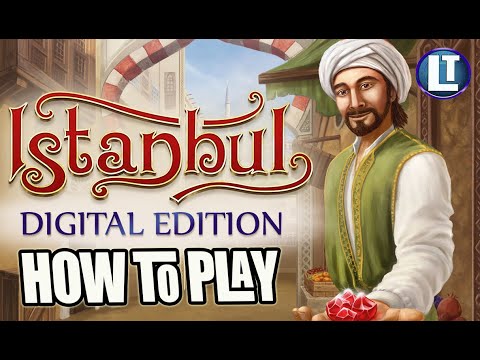 ISTANBUL Boardgame / DIGITAL TUTORIAL Walkthrough & Training Game / Example Of Play