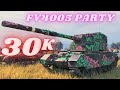 TOP 3x  FV4005 over 30K Damage World of Tanks Gameplay