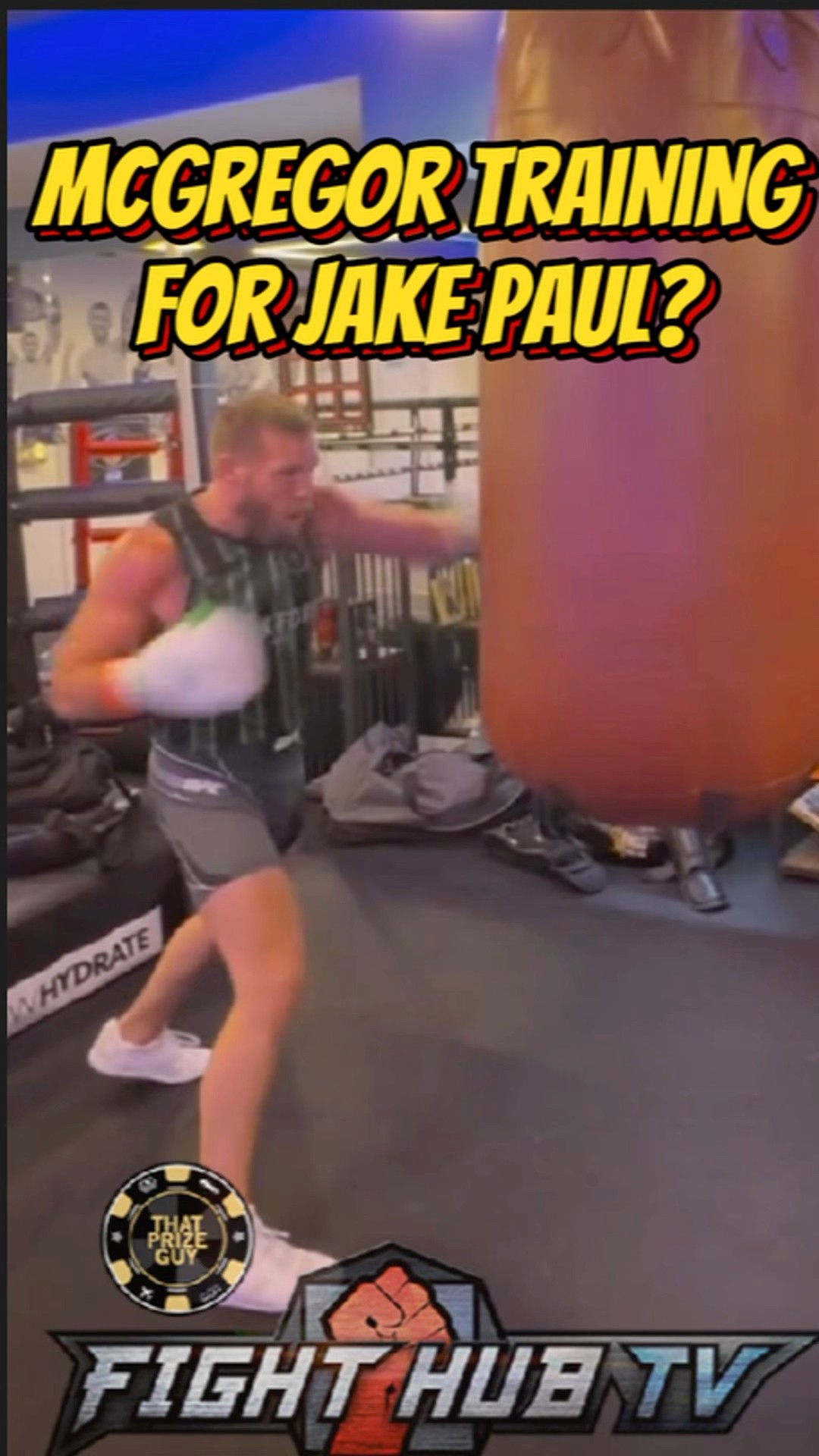 Conor Mcgregor TRAINING in the gym for possible Jake Paul boxing match in India!