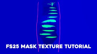 FS25: Foliage mask file and LOD1 texture export tutorial