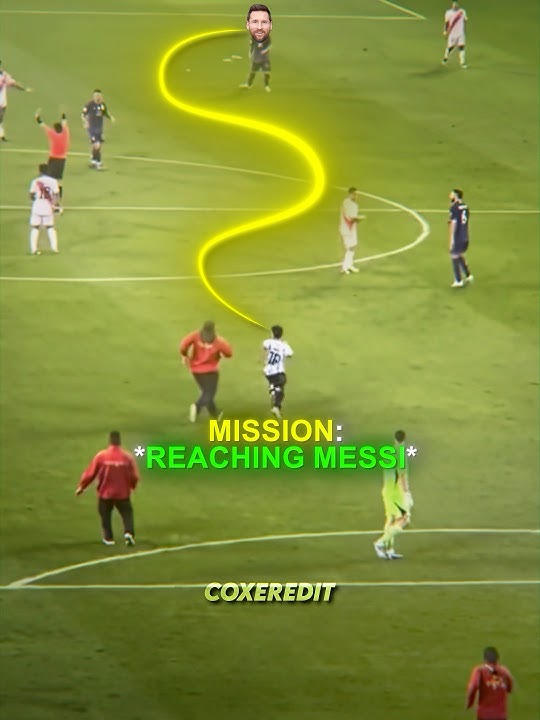 Kid's mission to reach Messi 🫡🔥