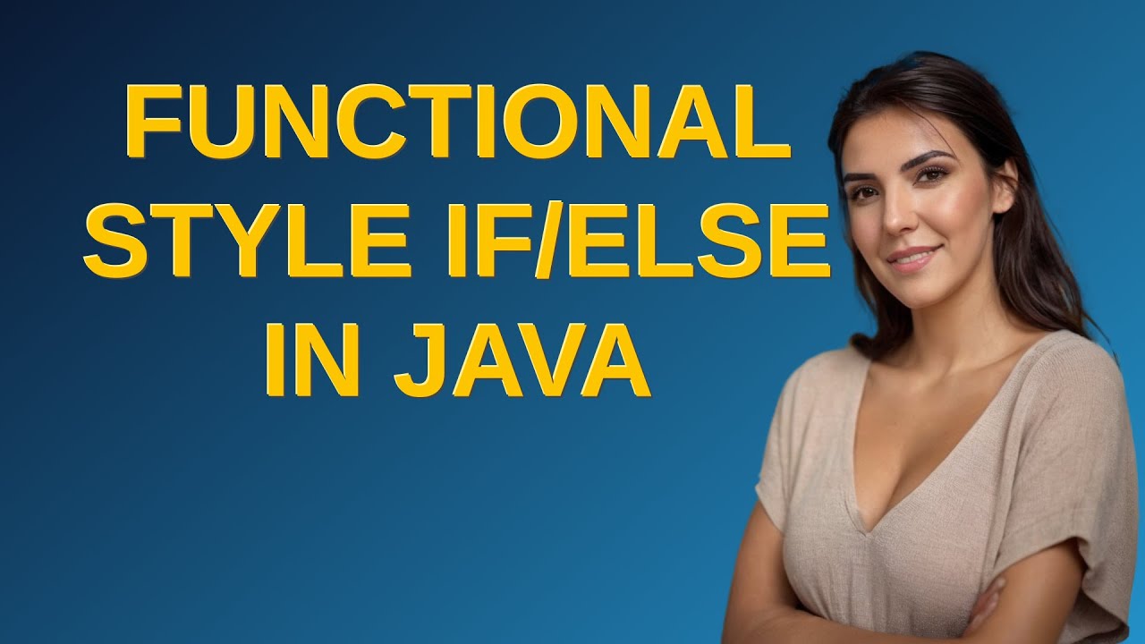Codereview: Functional Style if/else in java - YouTube