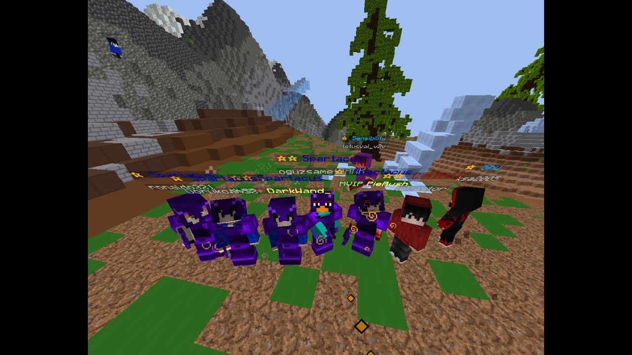 Survival Ametist Klan Savaşı/Tüm loncalar vs spartacus #survivalametist #craftrise #titanyum