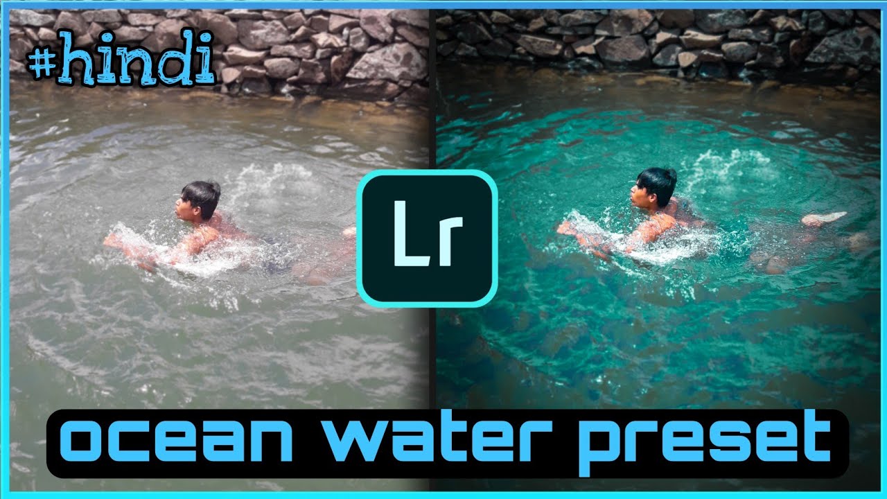 lightroom ocean blue water colour griding || lightroom preset