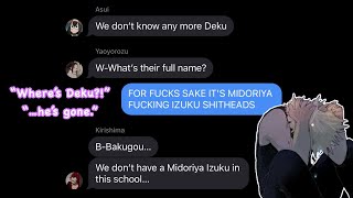 If Midoriya vanished… || BakuDeku || BNHA Texting Story