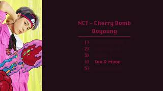 Compilation of doyoung's lines from nct 127's mini album cherry bomb.
1) bomb 2) running 2 u 3) mile 4) sun & moon 5) whiplash 6) summer 127