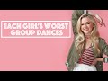 Each girls worst group dance of each season collab