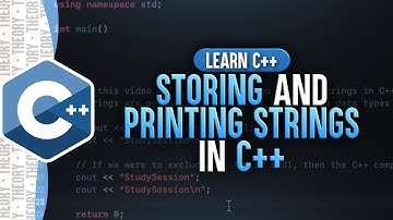 Storing and Printing Strings in C++