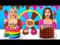 100 Layers of Chocolate VS Bubble Gum Challenge | Blowing War! Chocolate VS Real Food by RATATA BOOM
