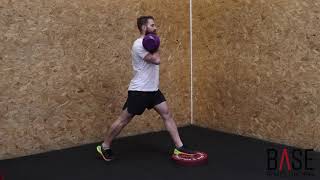 Single Arm Front Rack Front Foot Elevated  Split Squat