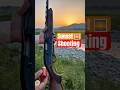 Golden Hours — shooting Clays In Sunset
