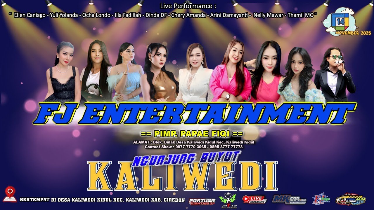 ✅LIVE MUSIC DANGDUT "FJ ENTERTAINMENT" ❤ ADAT DESA NGUNJUNG BUYUT KALIWEDI 14 NOV 2025