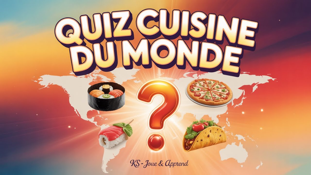 QUIZ CUISINE DU MONDE 🌍🍲 | 25 PLATS, 25 PAYS .