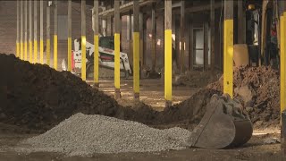Iowa State Fair Horse Barn under construction
