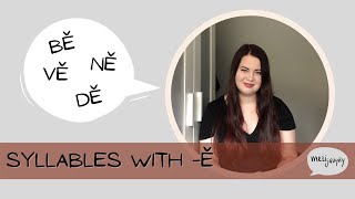 Syllables with -ě | Czech Pronunciation