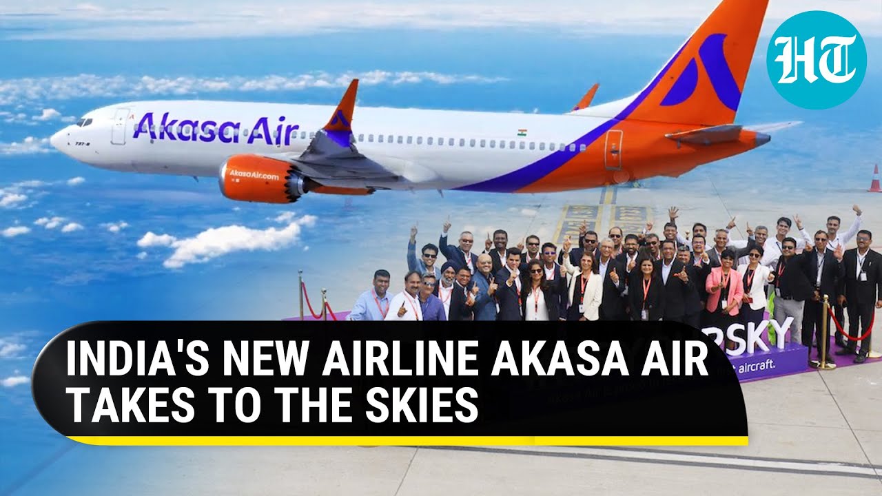 Akasa Air begins its journey with 1st flight from Mumbai; India's