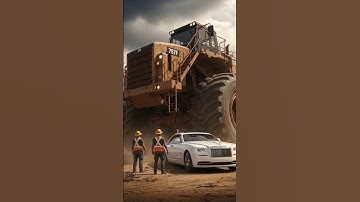 Volvo XC90 Strength Simulation vs Caterpillar 797B | AI-Generated Crash Test