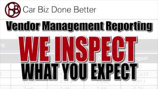 CBDB Vendor Management Reporting