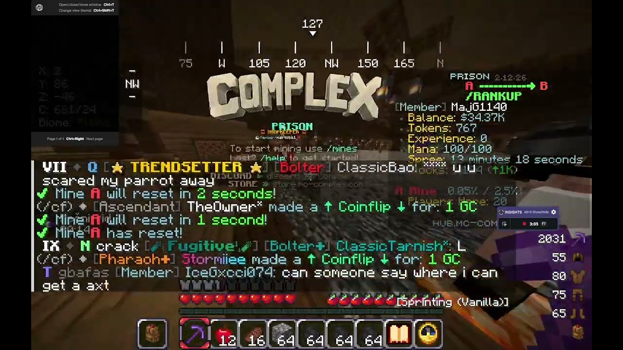 Mining Video in Minecraft 🧱 Diamond Rush & Deep Caves! ⛰️ - YouTube