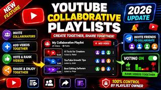 YouTube Collaborative Playlists Explained | How to Add Collaborators & Enable Voting (2026 Guide)
