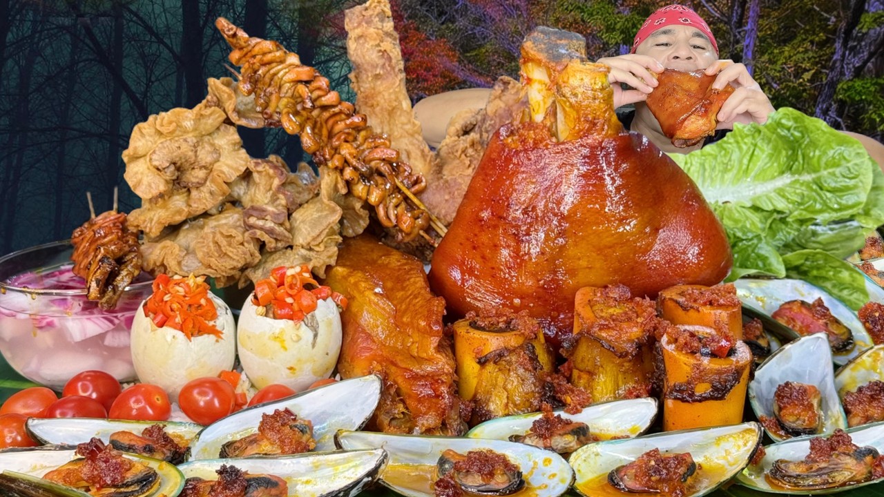 Putok Batok 8x Lechon, Balut, Bone Marrow, Mussels, Chicharon Bulaklak, Chicken Mukbang Eating Show