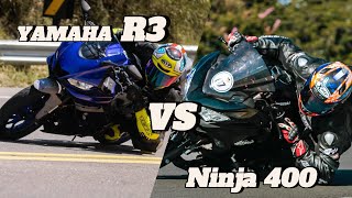 Yamaha R3 VS Ninja 400| Subindo Morungaba|       #yamaha #kawasaki #ninja400 #motogp