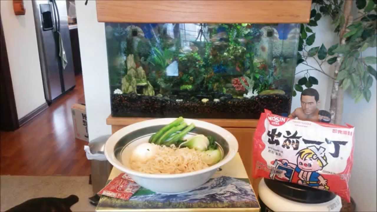 Nissin Sesame Oil Ramen Noodles Review YouTube