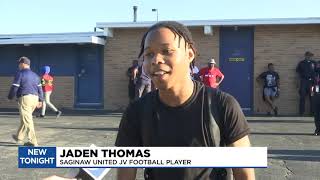 History made as Saginaw United hosts first football game