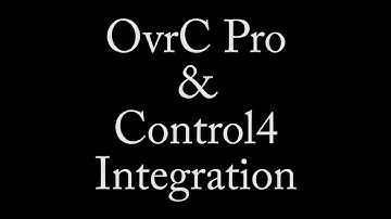 OvrC Pro integration with Control4