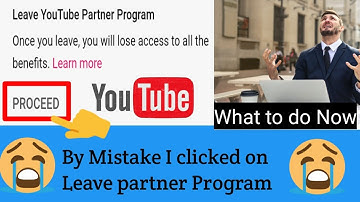 Leave youtube partner Program | How to fix under review problem after click on leave partner program