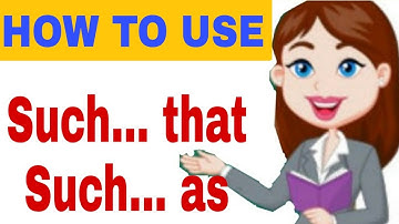 Use of Such.. As such... That| Basic English grammar| in hindi|