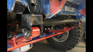 Toyota Hilux custom suspension part 1 IFS rears and RUF installation Team Bullet 40 inch project