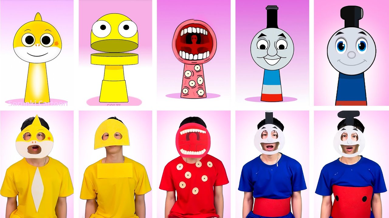 ❤️ Sprunki 4 Phase 4 OC Thomas The Train Incredibox in Real life.❤️ 