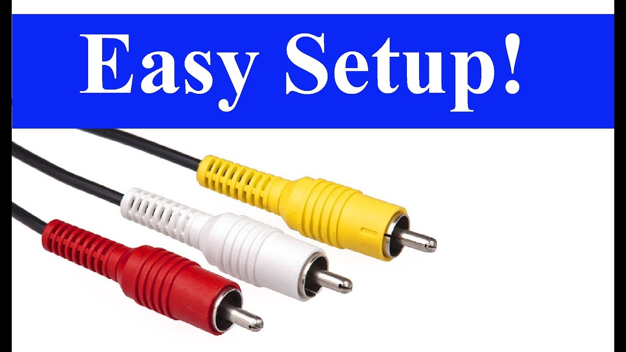 How to connect red white yellow cable to smart tv How To Connect Multiple Devices To Your Tv Youtube