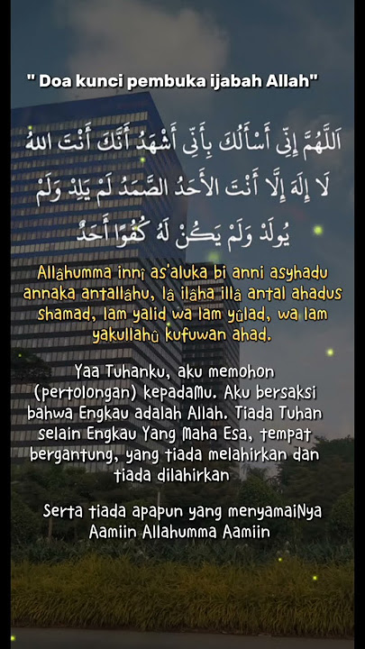 kumpulan doa sesuai al quran dan sunnah