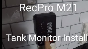 Installing a RecPro Tank Monitor in the 2002 Solaris Sunline Trailer
