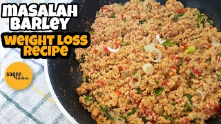 masalah barley egg bhuji | weight loss recipe | saqee kitchen & vlogs