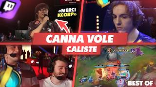 CANNA VOLE LE PENTA DE CALISTE - Best Of LoL #1361 Réactions
