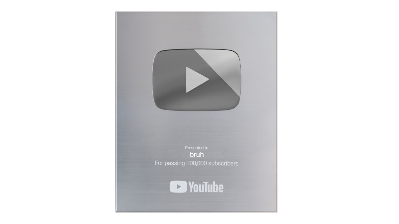 Przycisk Youtube Za 100 Mln Subskrypcji unboxing srebrnego przycisku - YouTube